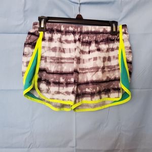 Under Armour Athletic Shorts M, Gray w/Neon Green
